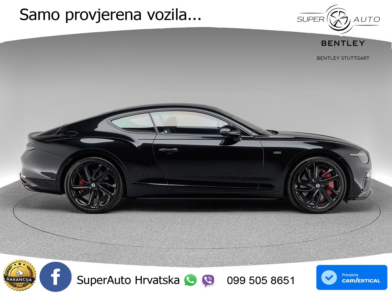 Bentley Continental GT IV 4.0 V8 TFSi (782 KS) AWD DCT LED+GR SJED+ACC