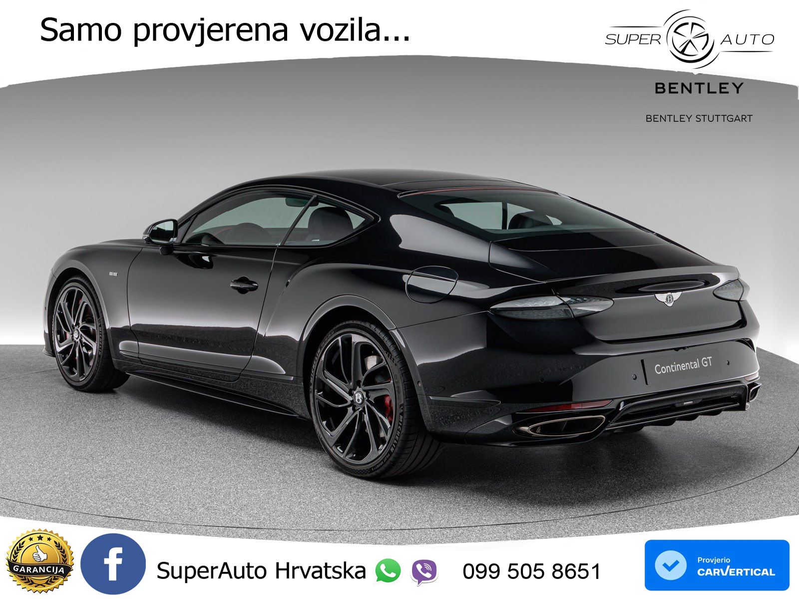 Bentley Continental GT IV 4.0 V8 TFSi (782 KS) AWD DCT LED+GR SJED+ACC