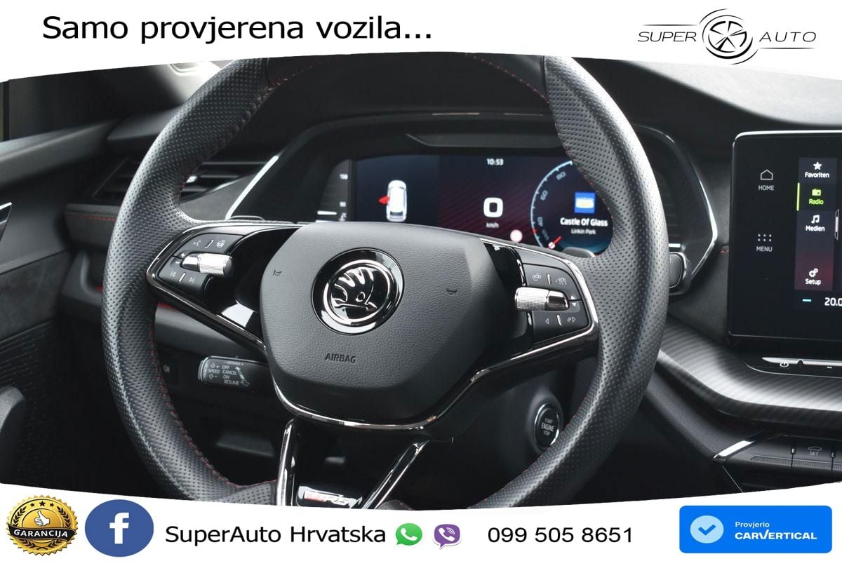 Škoda Octavia Combi RS 2.0 TDI (200 KS) 4x4 DSG MATRIX+GR SJED+KAM