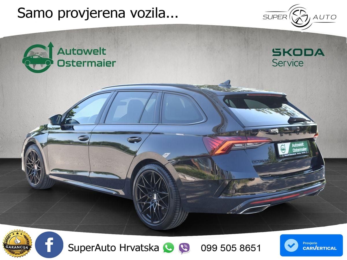 Škoda Octavia Combi RS 2.0 TDI (200 KS) 4x4 DSG MATRIX+GR SJED+KAM
