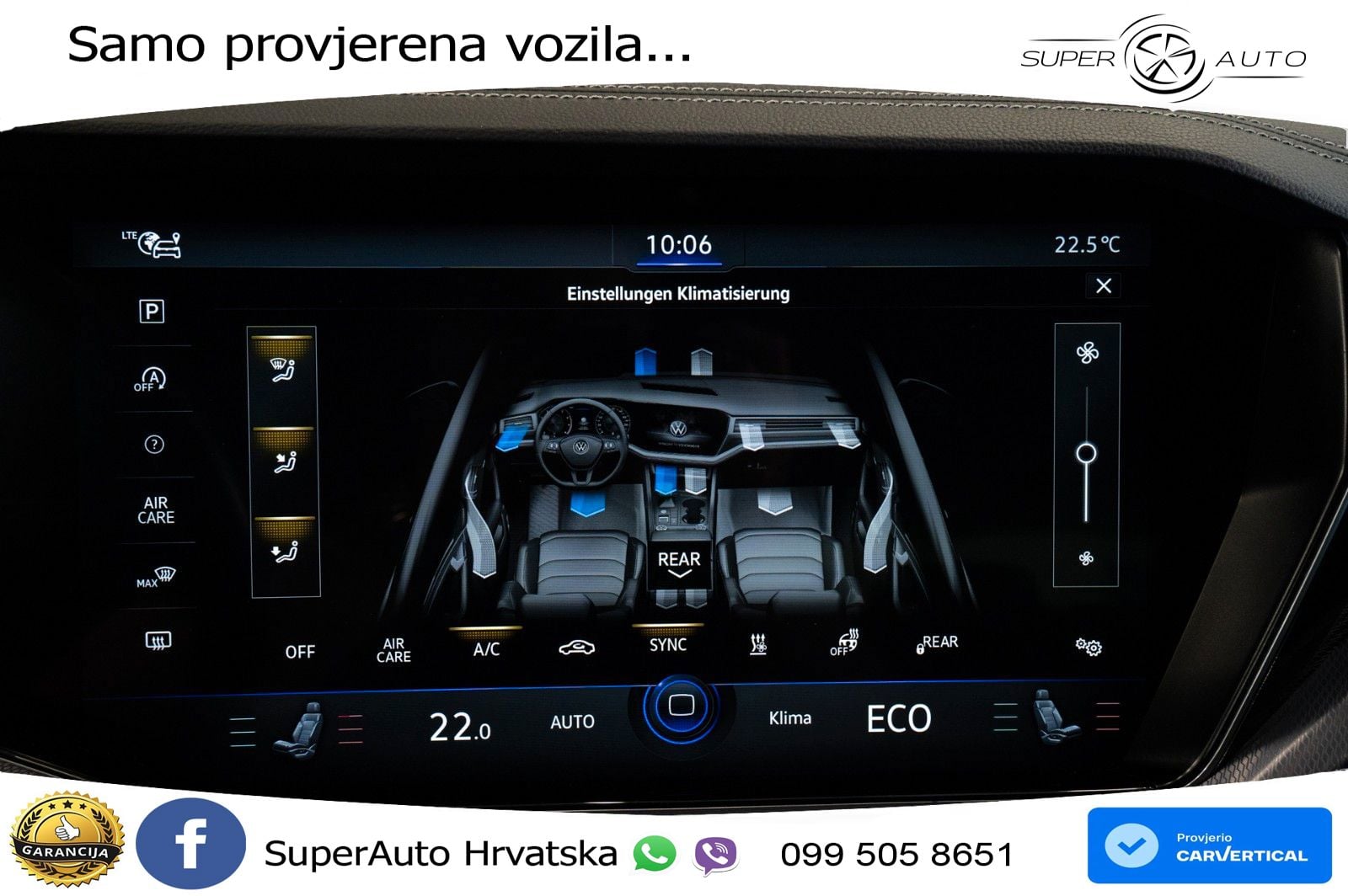 Volkswagen Touareg 3.0 V6 TDI (286 KS) 4MOTION Tiptronic R-Line ZRAČNI+ACC+GR SJED+KAM+PANO