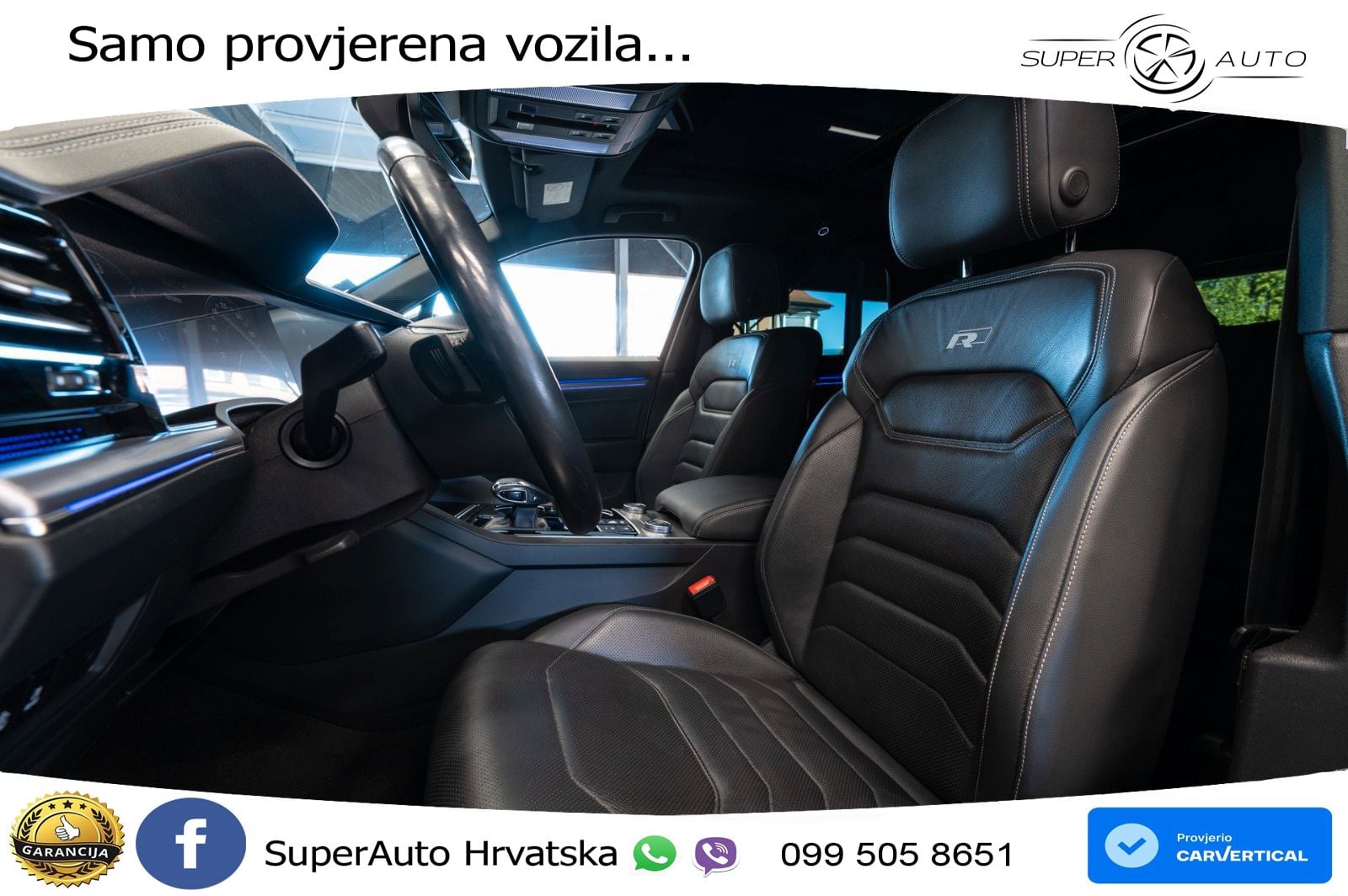 Volkswagen Touareg 3.0 V6 TDI (286 KS) 4MOTION Tiptronic R-Line ZRAČNI+ACC+GR SJED+KAM+PANO