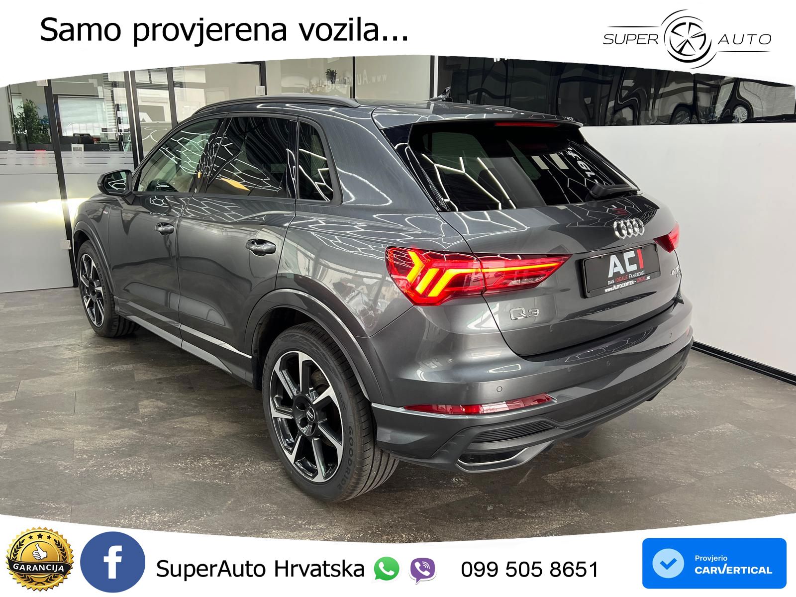Audi Q3 40 TFSI (190 KS) quattro S tronic S line LED+GR SJED+ACC