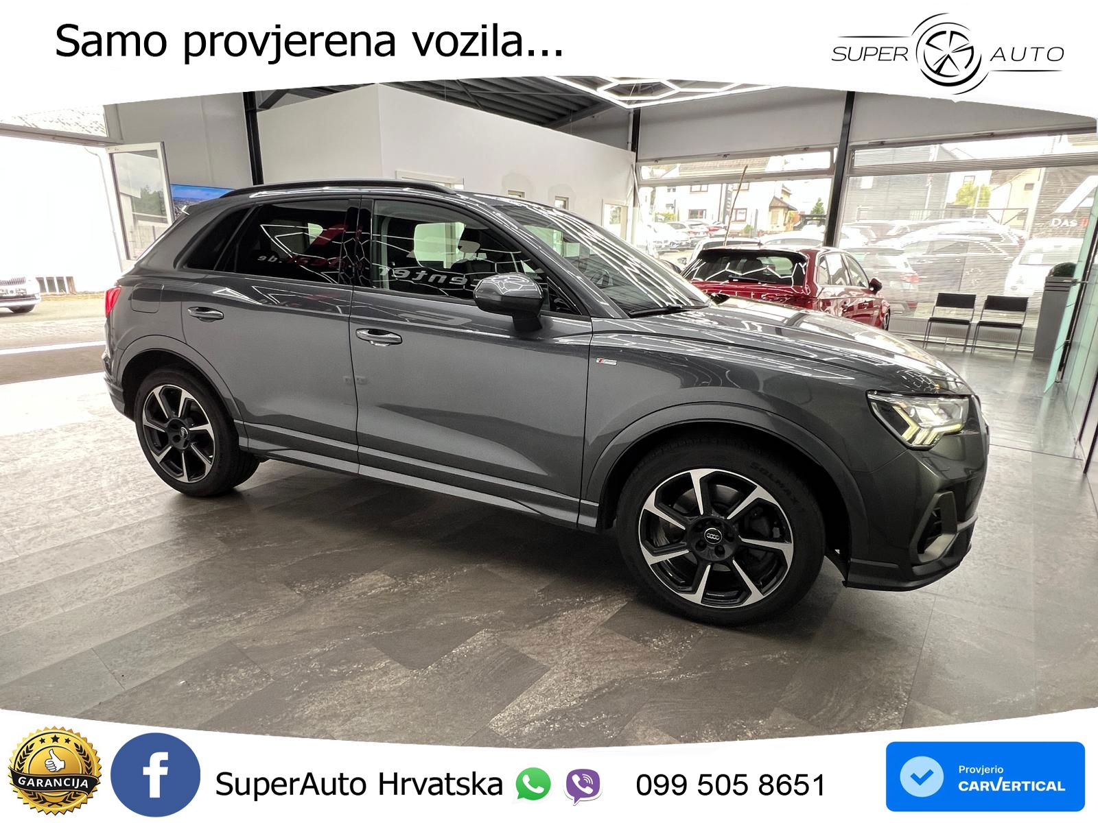 Audi Q3 40 TFSI (190 KS) quattro S tronic S line LED+GR SJED+ACC