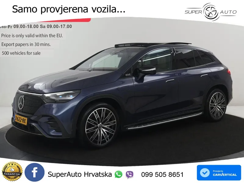 Mercedes EQE SUV 350 98 kWh (292 KS) 4MATIC AMG ZRAČNI+ACC+GR SJED+KAM+PANO