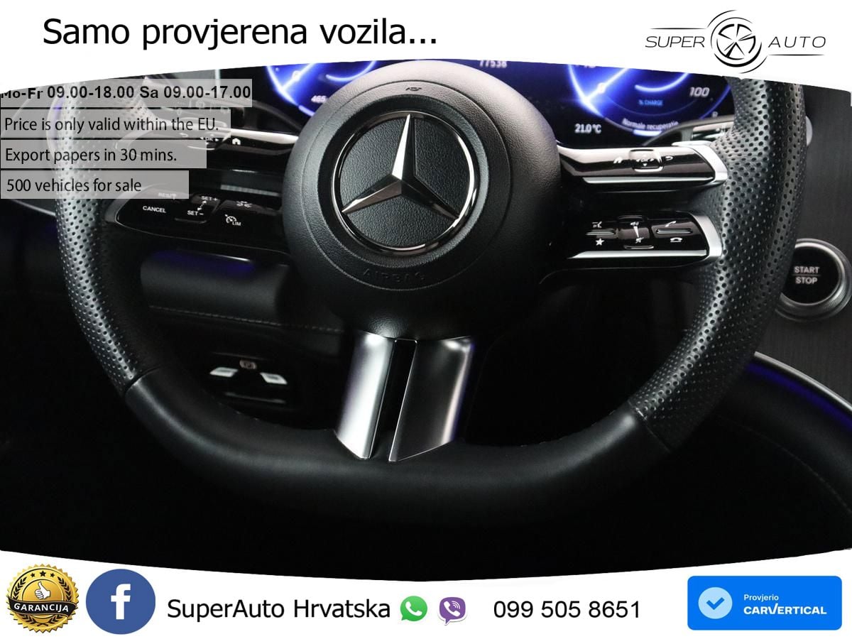 Mercedes EQE SUV 350 98 kWh (292 KS) 4MATIC AMG ZRAČNI+ACC+GR SJED+KAM+PANO