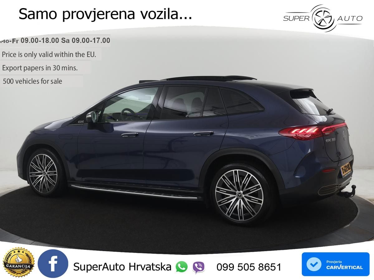 Mercedes EQE SUV 350 98 kWh (292 KS) 4MATIC AMG ZRAČNI+ACC+GR SJED+KAM+PANO