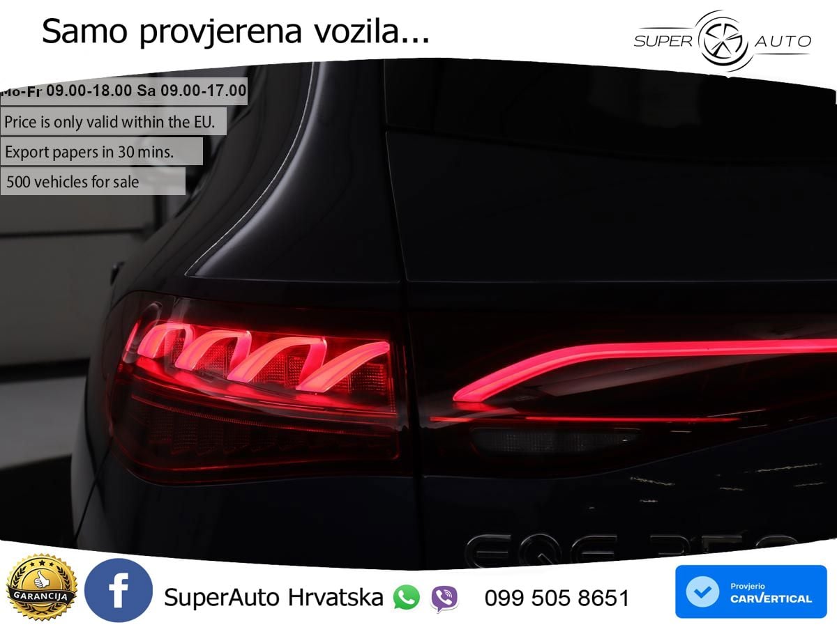 Mercedes EQE SUV 350 98 kWh (292 KS) 4MATIC AMG ZRAČNI+ACC+GR SJED+KAM+PANO