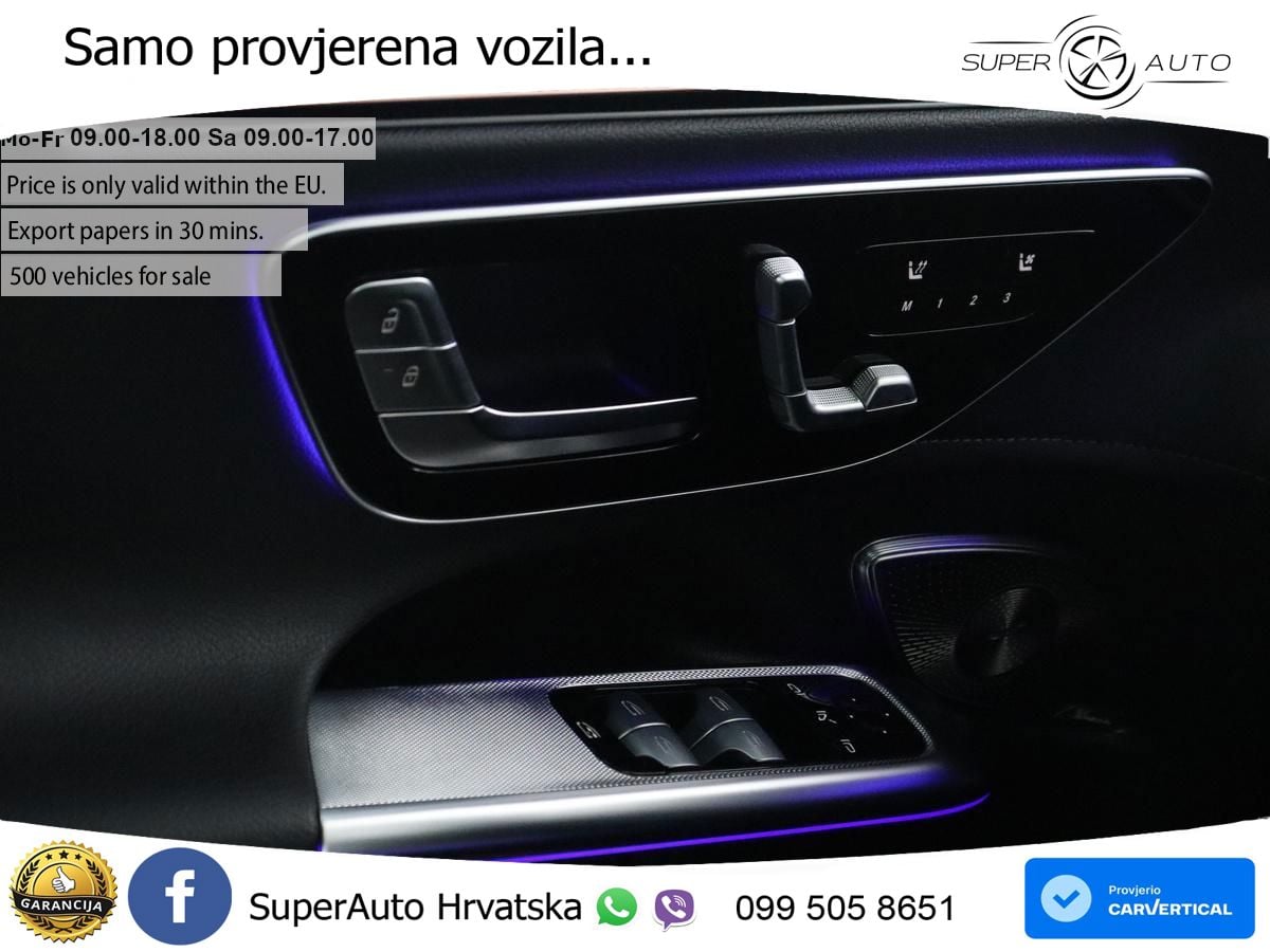 Mercedes EQE SUV 350 98 kWh (292 KS) 4MATIC AMG ZRAČNI+ACC+GR SJED+KAM+PANO
