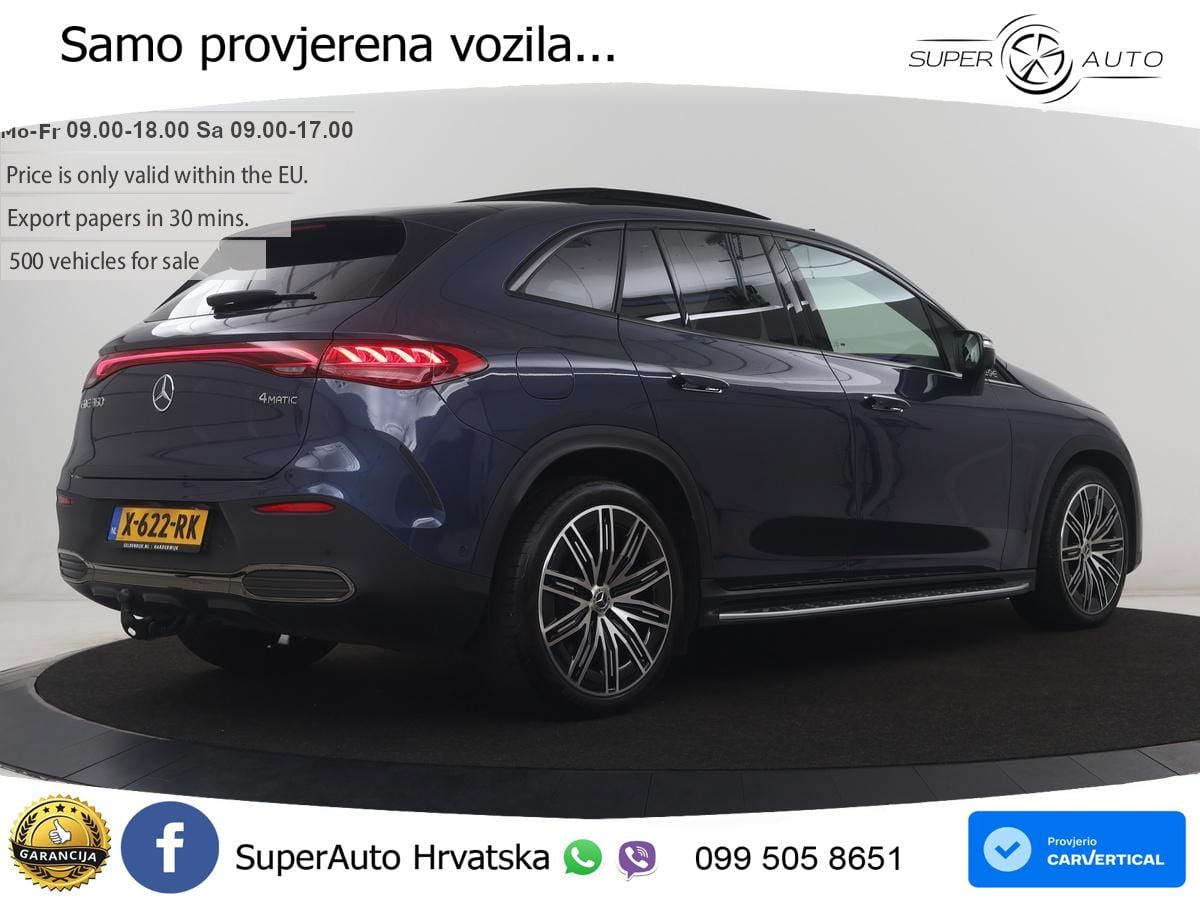 Mercedes EQE SUV 350 98 kWh (292 KS) 4MATIC AMG ZRAČNI+ACC+GR SJED+KAM+PANO