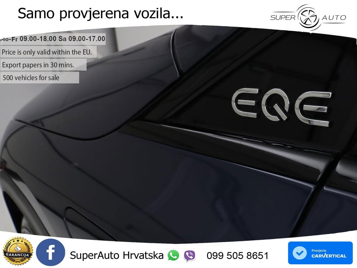 Mercedes EQE SUV 350 98 kWh (292 KS) 4MATIC AMG ZRAČNI+ACC+GR SJED+KAM+PANO