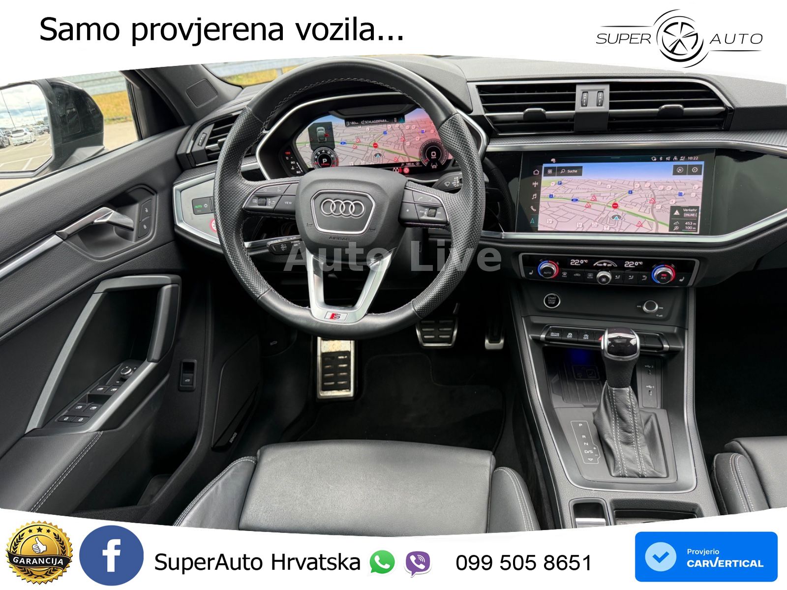 Audi Q3 II Sportback 45 TFSI (245 KS) quattro S tronic S line ACC+GR SJED+360+PANO