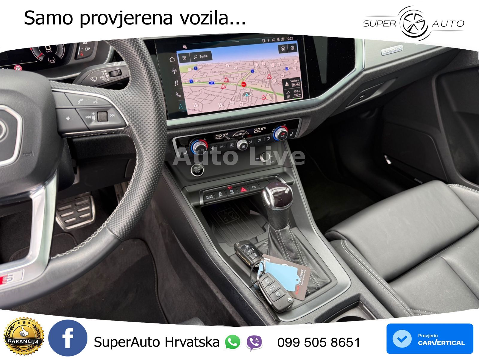 Audi Q3 II Sportback 45 TFSI (245 KS) quattro S tronic S line ACC+GR SJED+360+PANO