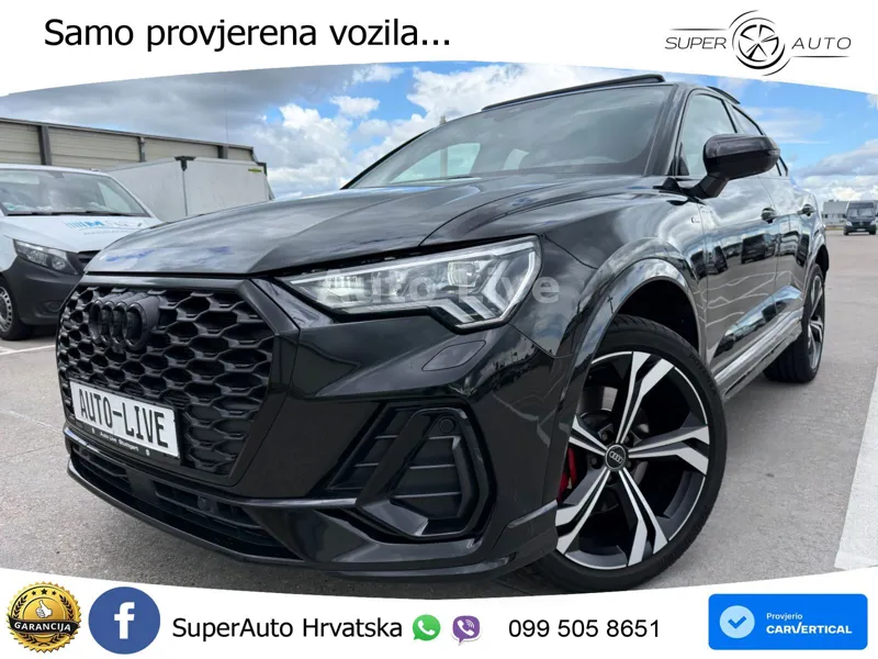 Audi Q3 II Sportback 45 TFSI (245 KS) quattro S tronic S line ACC+GR SJED+360+PANO