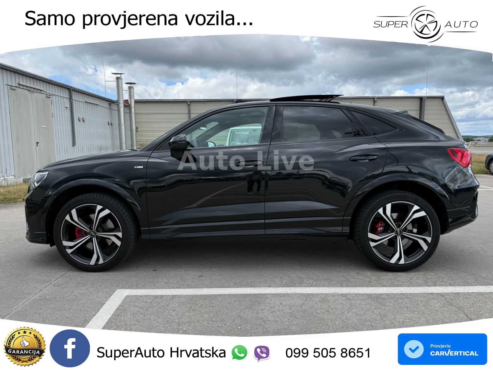 Audi Q3 II Sportback 45 TFSI (245 KS) quattro S tronic S line ACC+GR SJED+360+PANO