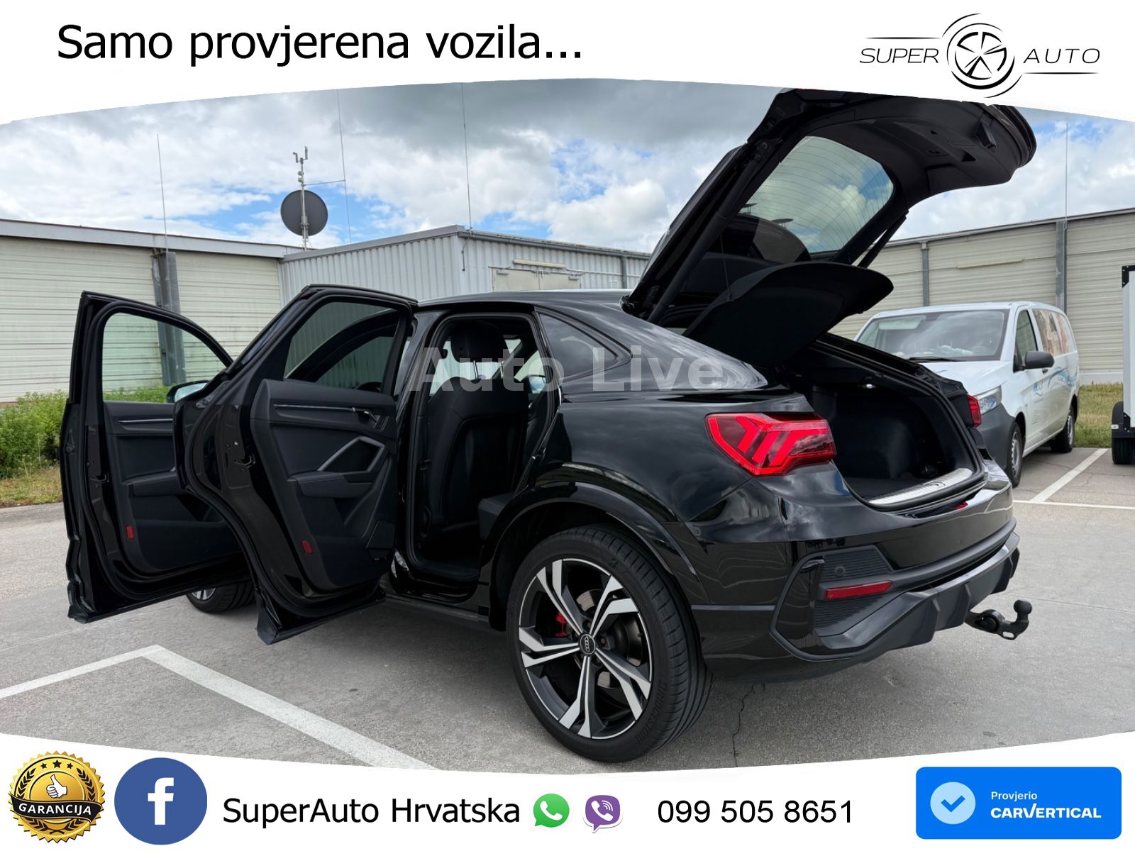 Audi Q3 II Sportback 45 TFSI (245 KS) quattro S tronic S line ACC+GR SJED+360+PANO