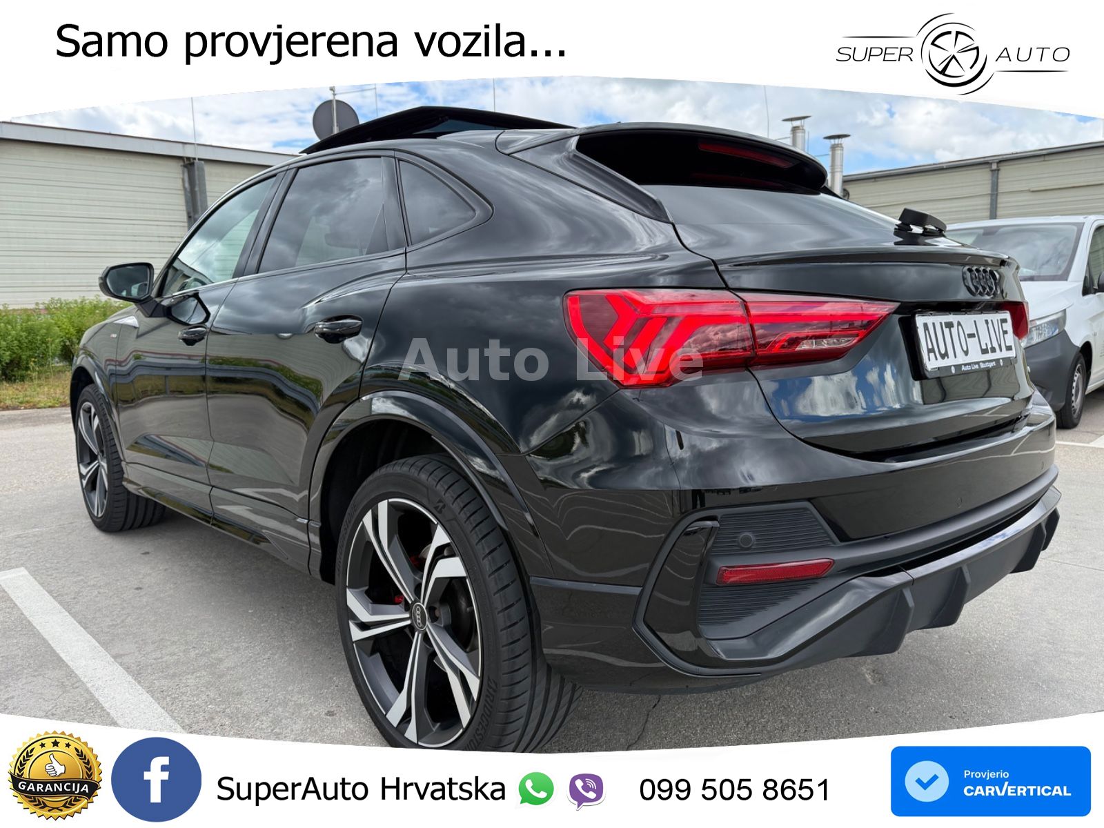 Audi Q3 II Sportback 45 TFSI (245 KS) quattro S tronic S line ACC+GR SJED+360+PANO
