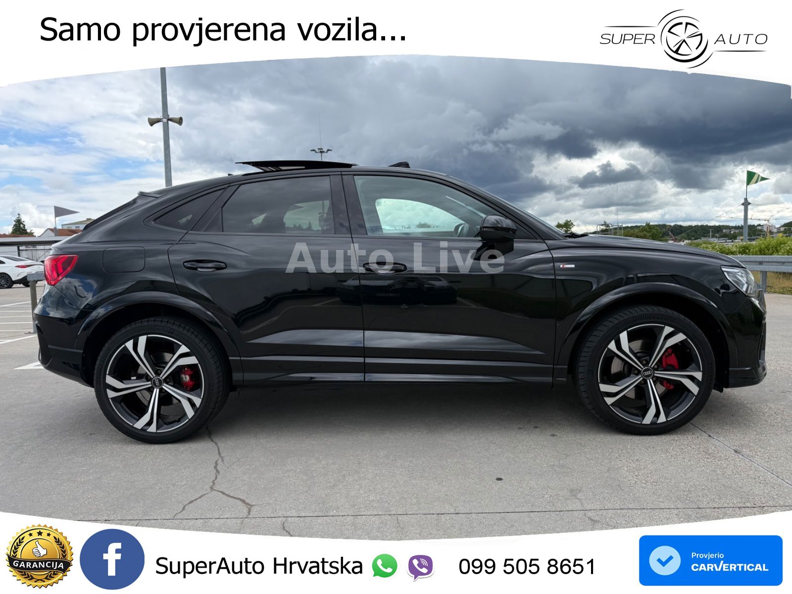 Audi Q3 II Sportback 45 TFSI (245 KS) quattro S tronic S line ACC+GR SJED+360+PANO