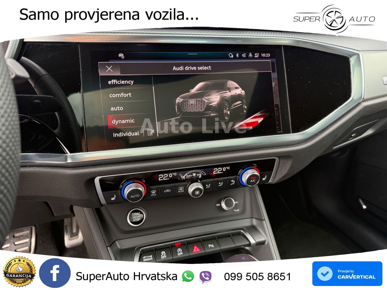 Audi Q3 II Sportback 45 TFSI (245 KS) quattro S tronic S line ACC+GR SJED+360+PANO
