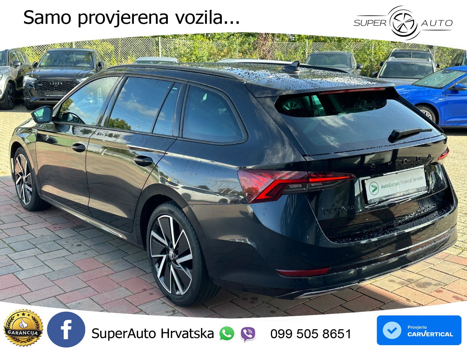 Škoda Octavia Combi 2.0 TDI (150 KS) DSG SportLine LED+GR SJED+ACC