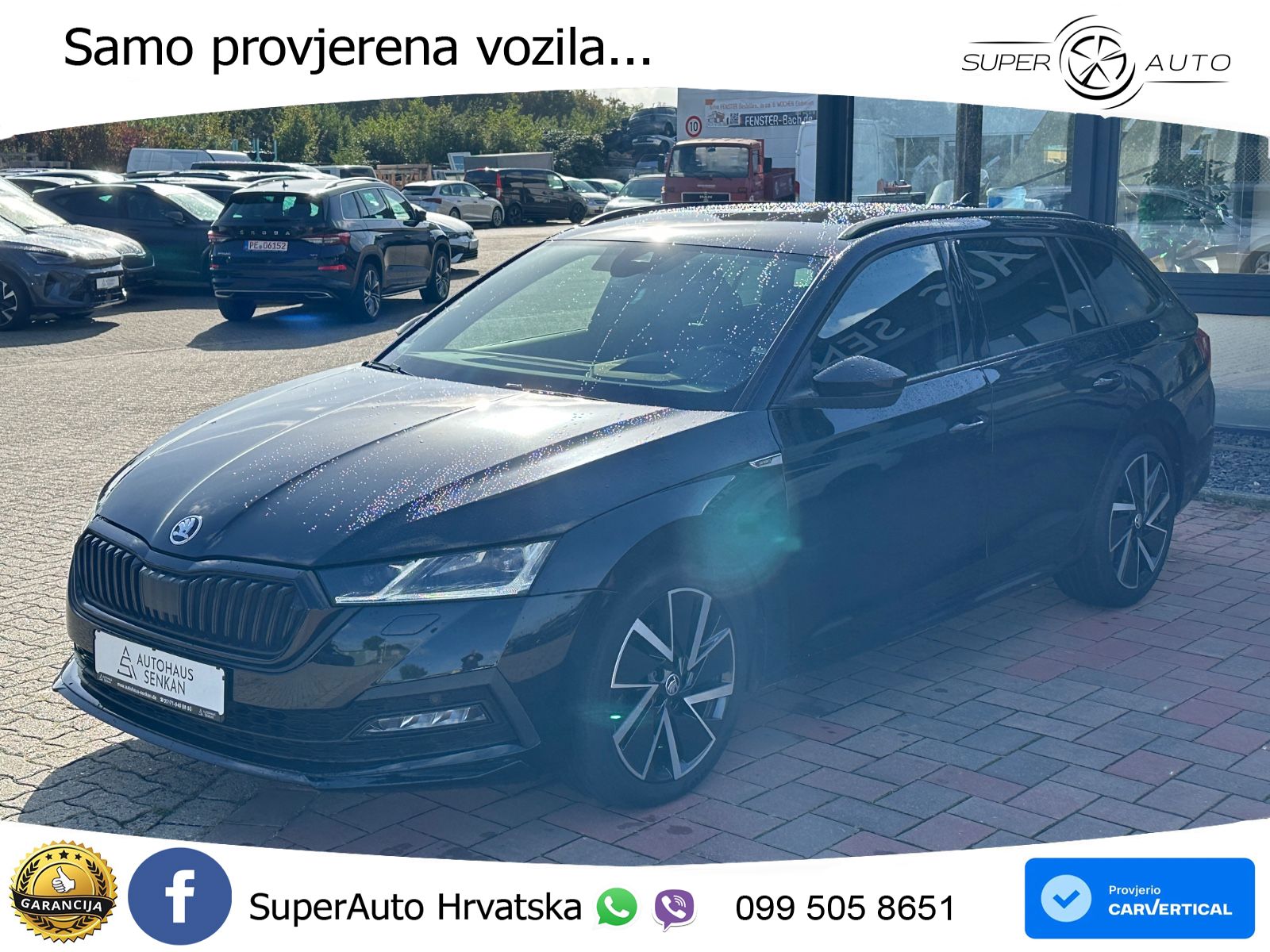 Škoda Octavia Combi 2.0 TDI (150 KS) DSG SportLine LED+GR SJED+ACC