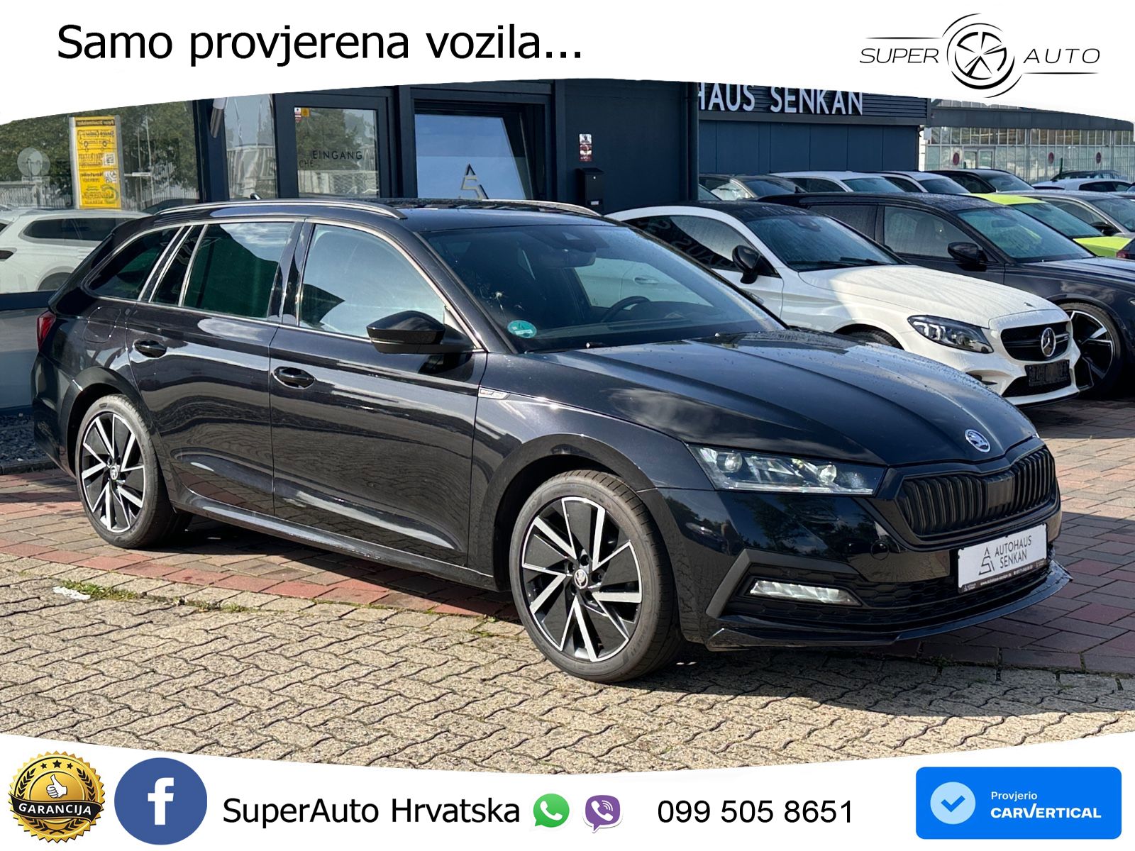 Škoda Octavia Combi 2.0 TDI (150 KS) DSG SportLine LED+GR SJED+ACC