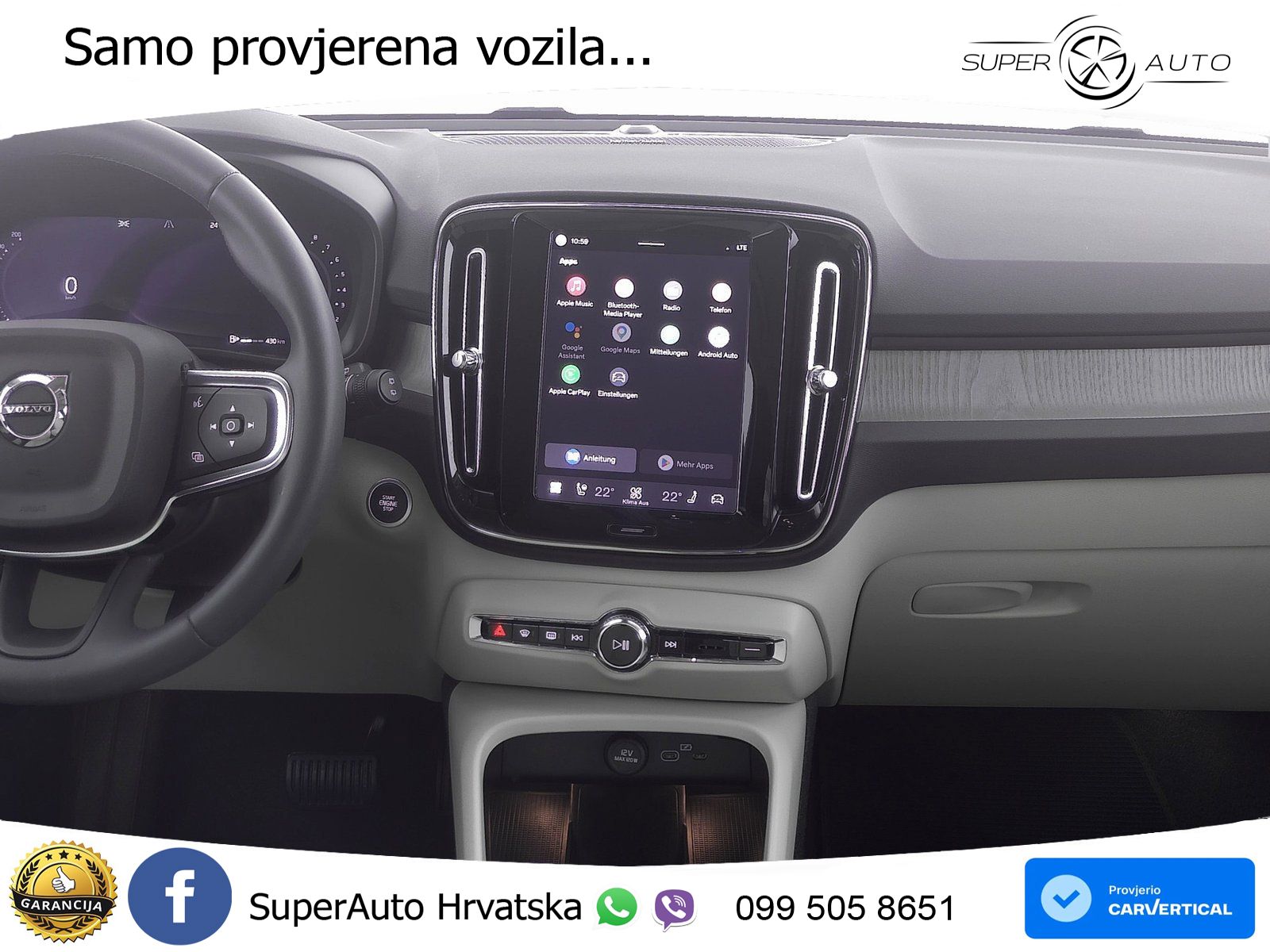 Volvo XC40 2.0 B3 163 KS Automatic LED+GR SJED+ACC