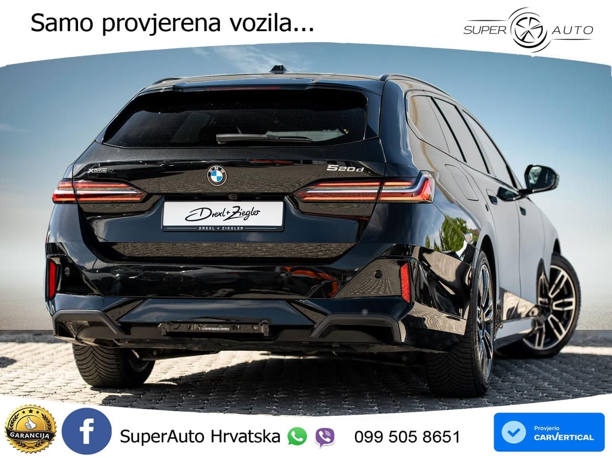 BMW 520d Touring (197 KS) xDrive Steptronic M Sport ACC+HEAD+4xGR SJED+360+PANO