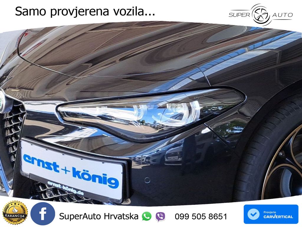 Alfa Romeo Giulia 2.0 Turbo (280 KS) Q4 Automatic LED+GR SJED+ACC