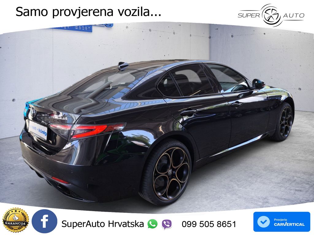 Alfa Romeo Giulia 2.0 Turbo (280 KS) Q4 Automatic LED+GR SJED+ACC