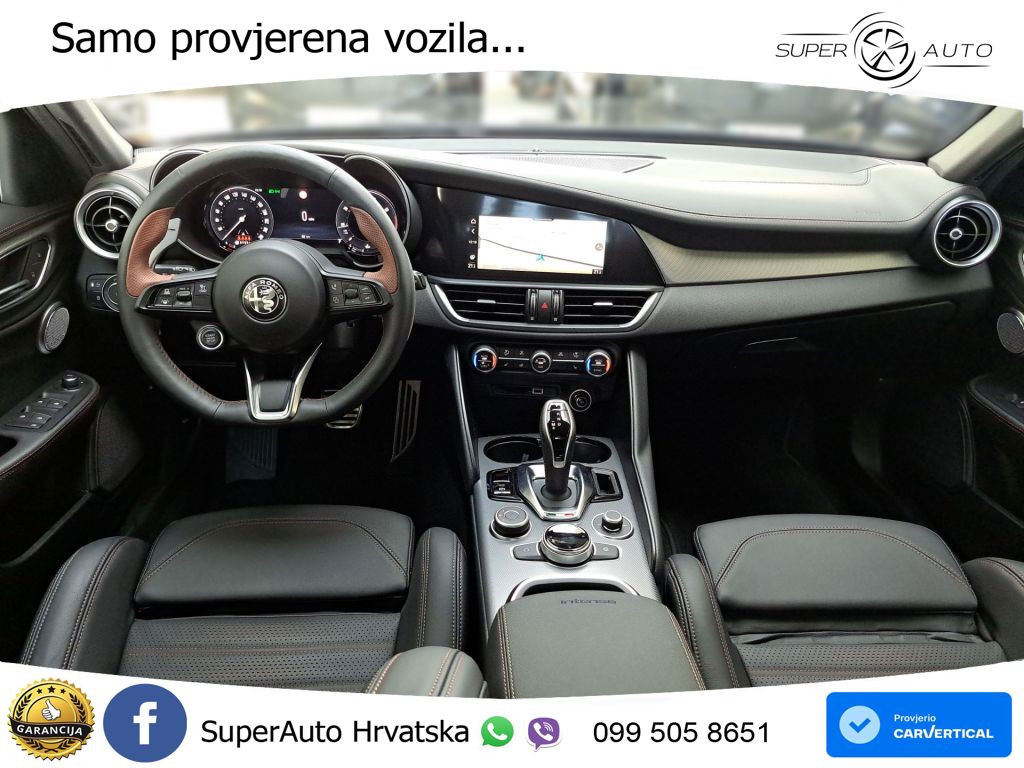Alfa Romeo Giulia 2.0 Turbo (280 KS) Q4 Automatic LED+GR SJED+ACC