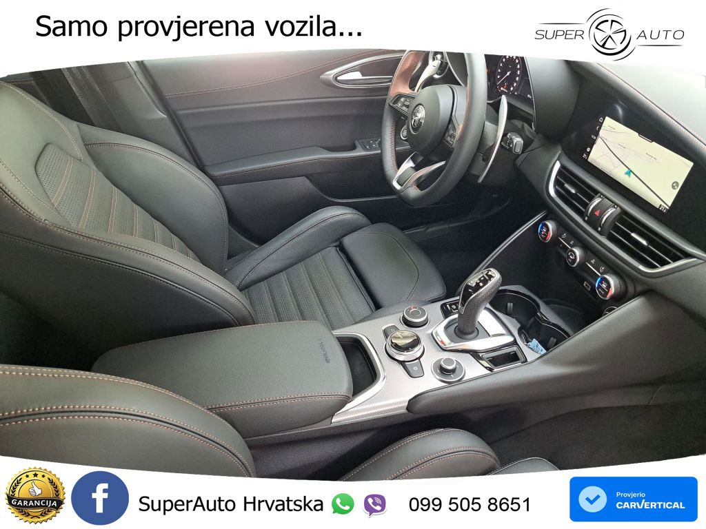 Alfa Romeo Giulia 2.0 Turbo (280 KS) Q4 Automatic LED+GR SJED+ACC