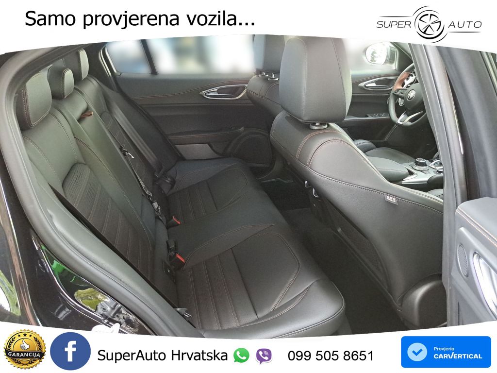 Alfa Romeo Giulia 2.0 Turbo (280 KS) Q4 Automatic LED+GR SJED+ACC