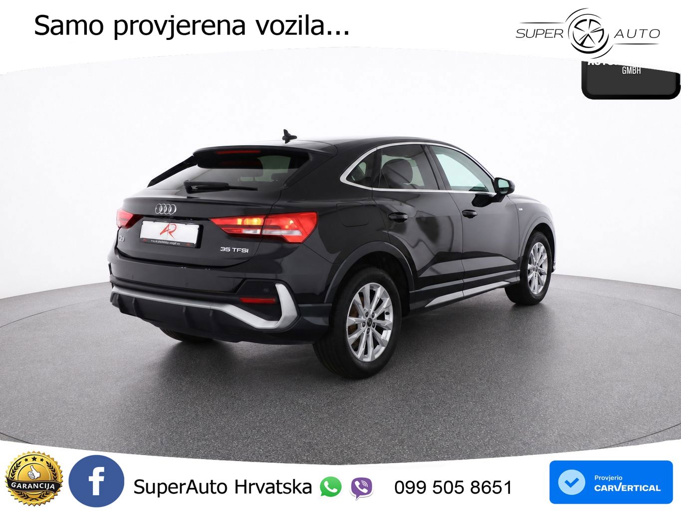 Audi Q3 II Sportback 35 TFSI (150 KS) S tronic S line LED+GR SJED+ACC