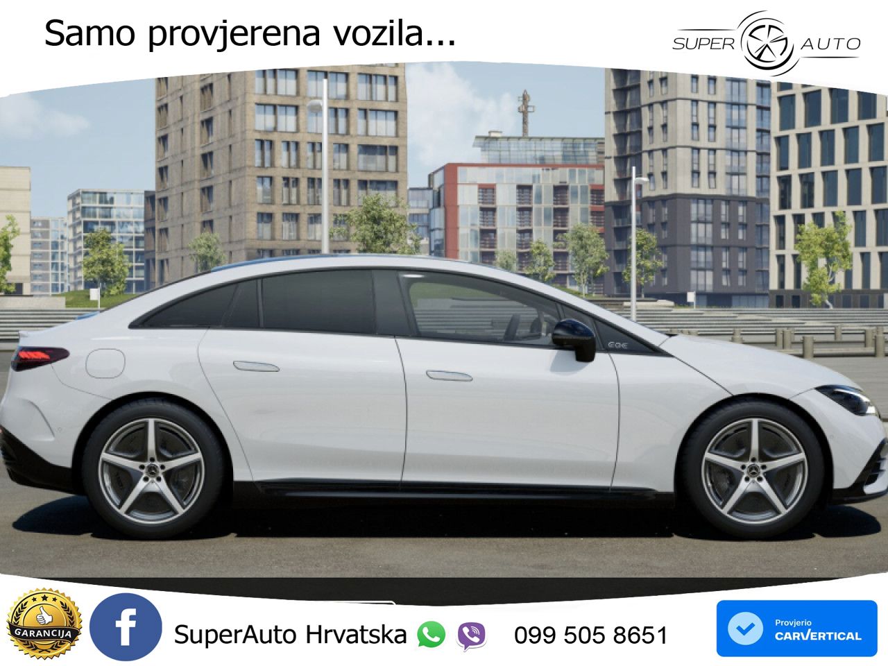 Mercedes EQE 350+ 105 kWh (320 KS) AMG ZRAČNI+ACC+GR SJED+360+PANO