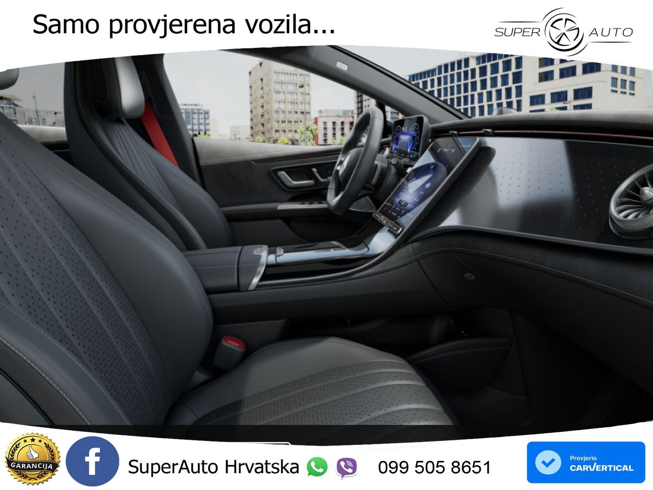 Mercedes EQE 350+ 105 kWh (320 KS) AMG ZRAČNI+ACC+GR SJED+360+PANO