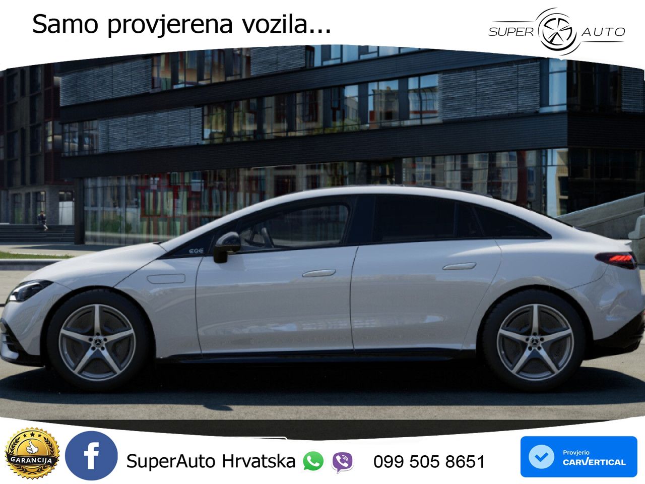Mercedes EQE 350+ 105 kWh (320 KS) AMG ZRAČNI+ACC+GR SJED+360+PANO