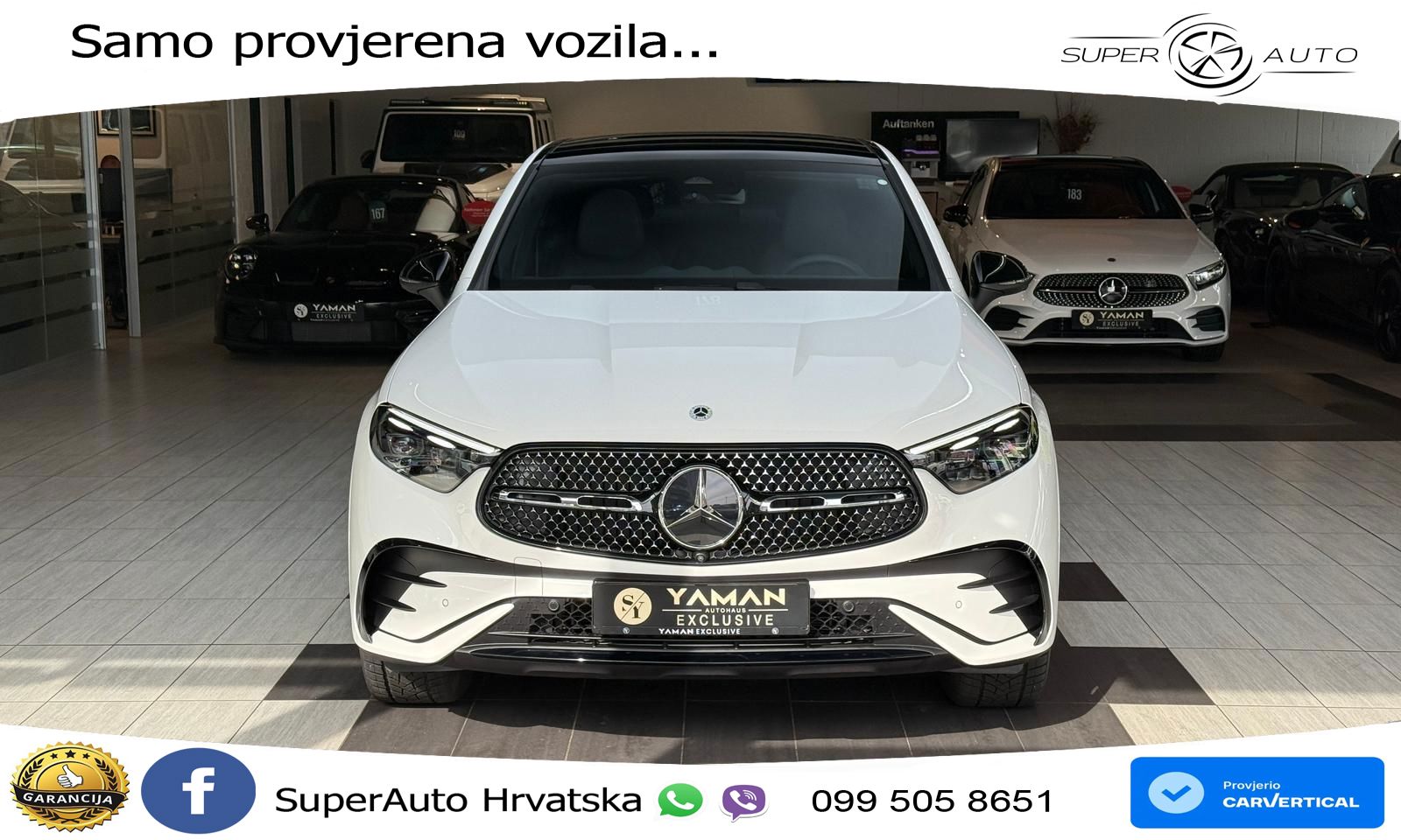 Mercedes GLC Coupe 220d (197 KS) 4MATIC 9G-TRONIC AMG ACC+HEAD+GR SJED+360+PANO