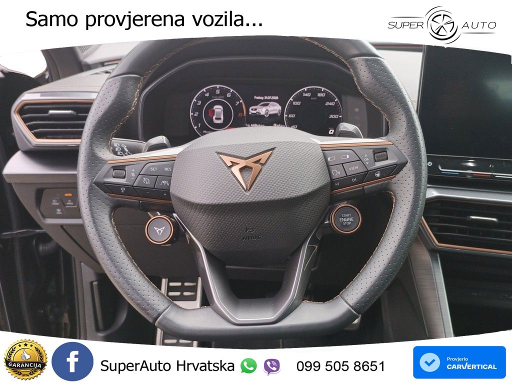 Cupra Formentor VZ5 2.5 TSI (390 KS) 4Drive DSG LED+GR SJED+ACC