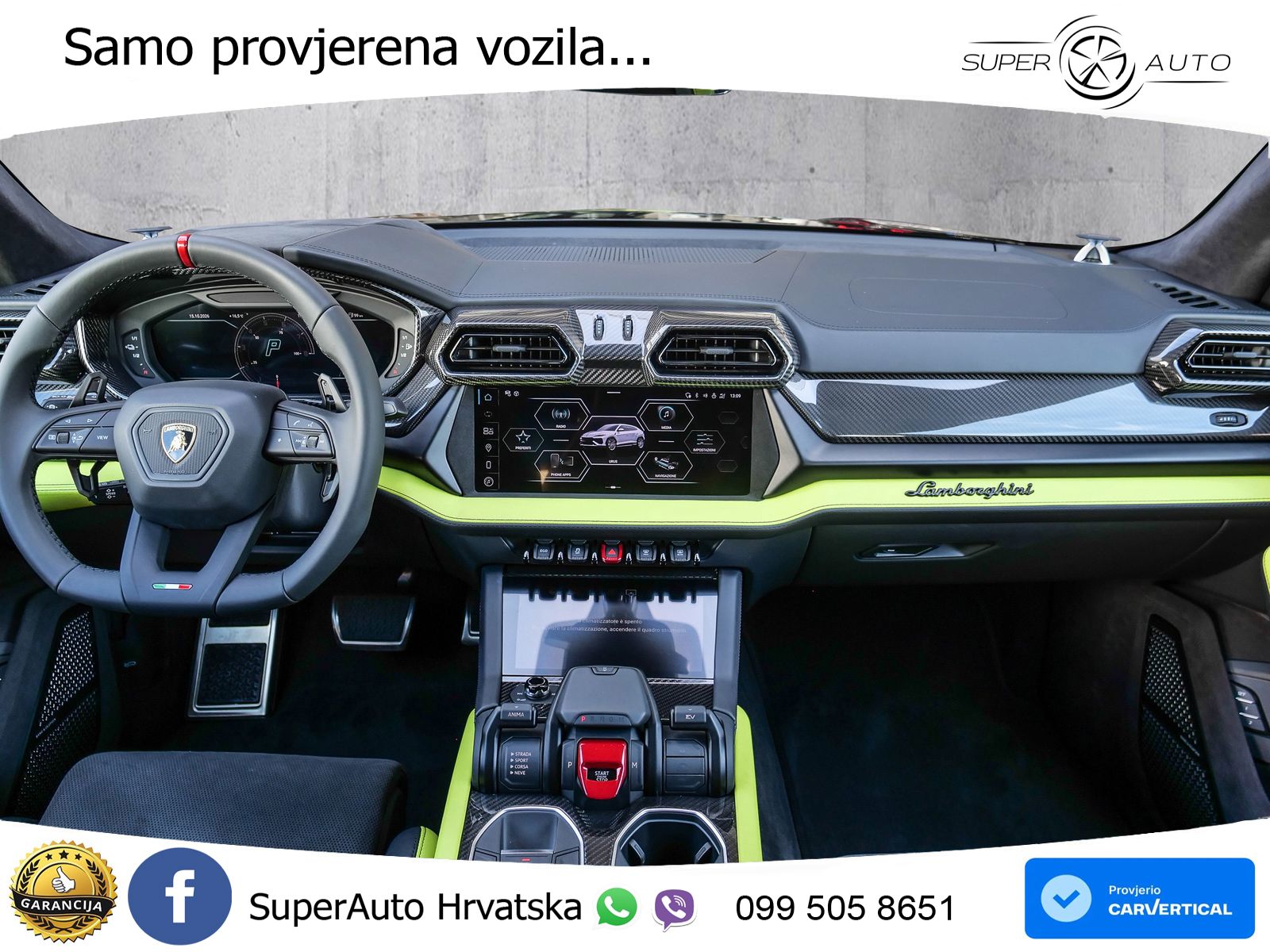 Lamborghini Urus SE 4.0 V8 (800 KS) 4WD Automatic LED+GR SJED+ACC