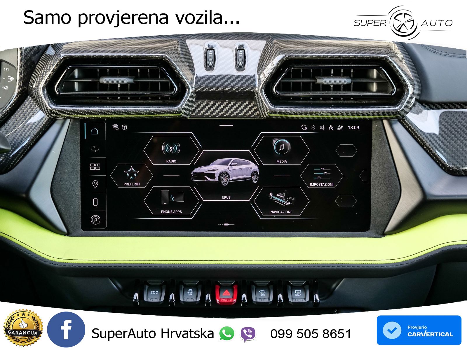 Lamborghini Urus SE 4.0 V8 (800 KS) 4WD Automatic LED+GR SJED+ACC