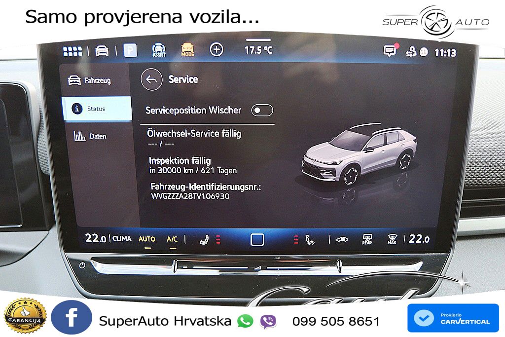 Volkswagen T-Roc 1.5 eTSI (150 KS)  DSG R-Line LED+GR SJED+ACC