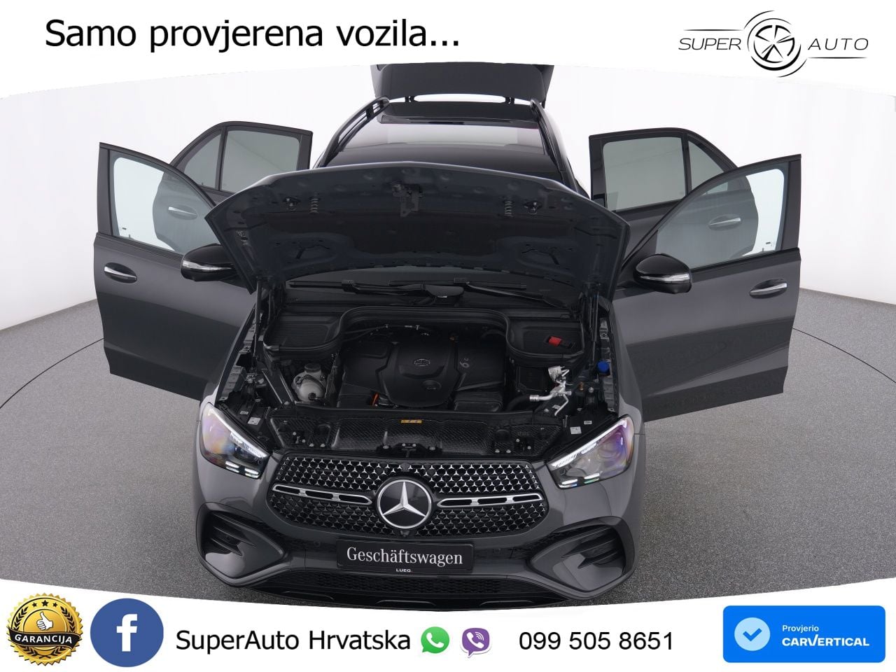Mercedes GLE 450d (367 KS) EQ Boost 4MATIC 9G-TRONIC Manufaktur ACC+HEAD+4xGR SJED+360+PANO