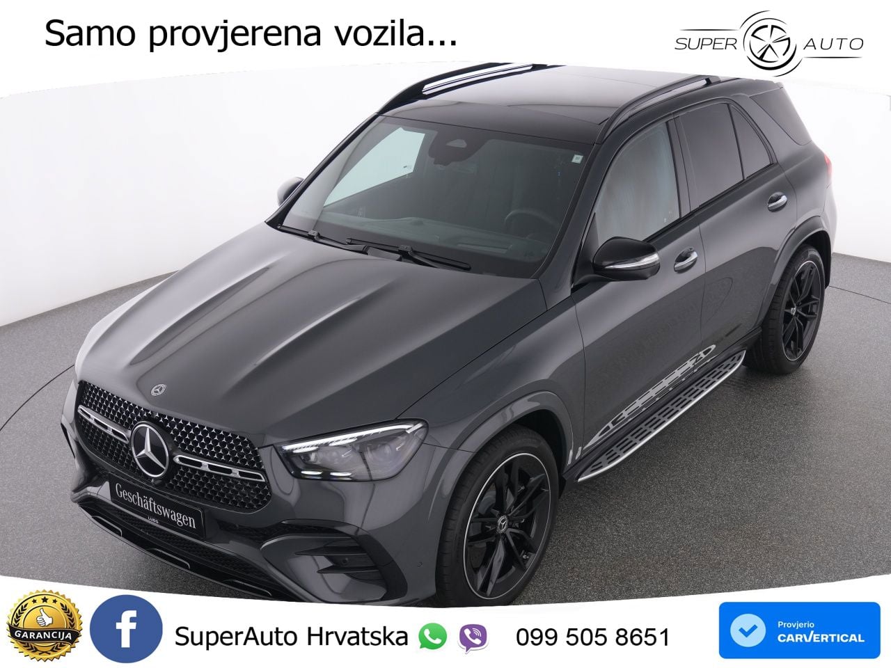 Mercedes GLE 450d (367 KS) EQ Boost 4MATIC 9G-TRONIC Manufaktur ACC+HEAD+4xGR SJED+360+PANO