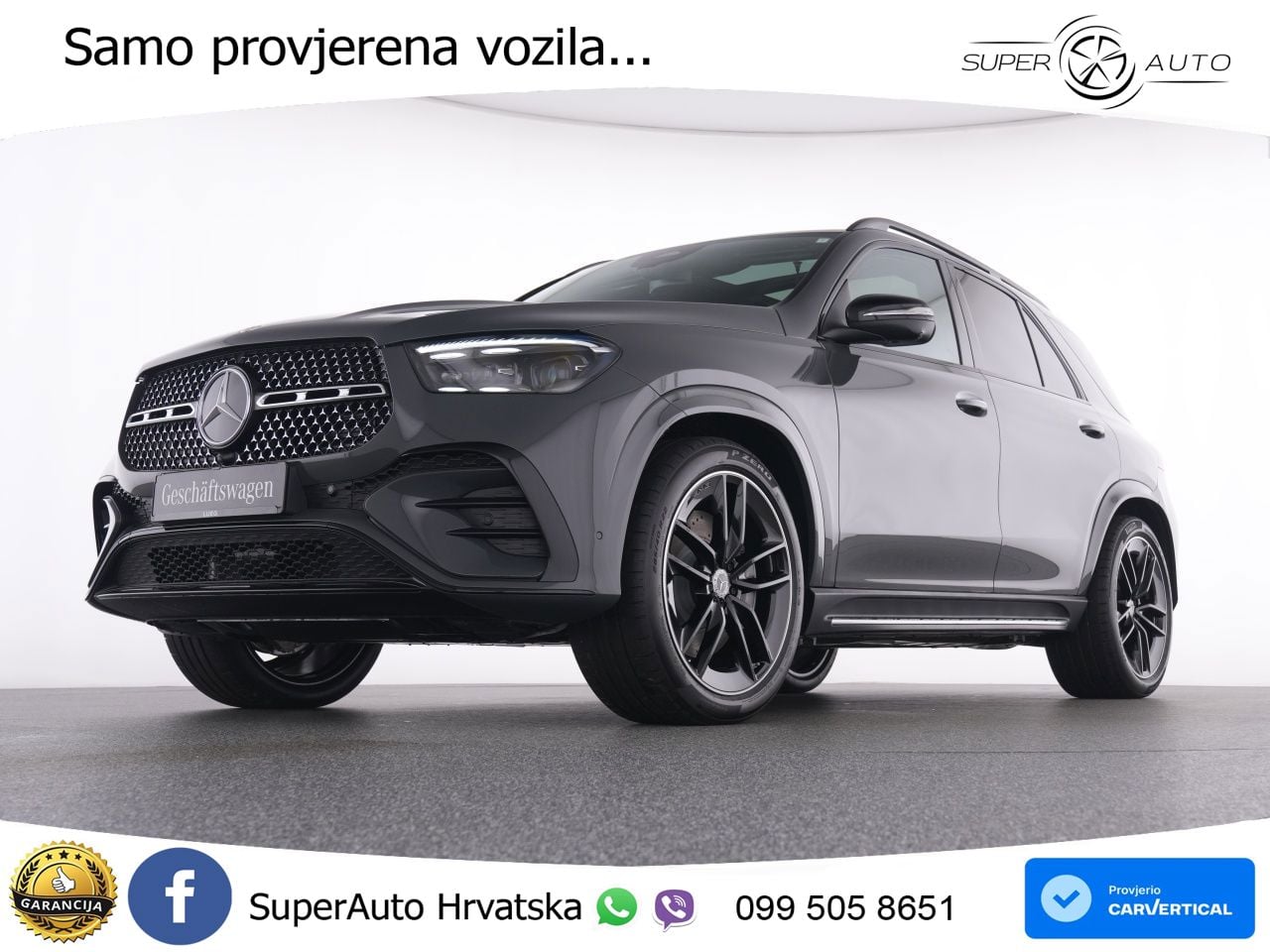 Mercedes GLE 450d (367 KS) EQ Boost 4MATIC 9G-TRONIC Manufaktur ACC+HEAD+4xGR SJED+360+PANO