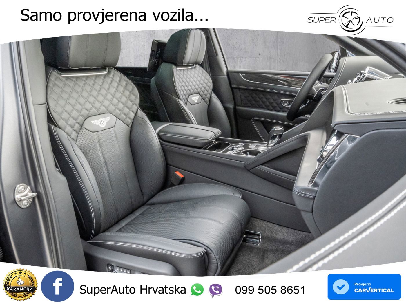 Bentley Bentayga EWB 4.0 V8 (550 KS) 4WD Automatic ZRAČNI+ACC+GR SJED+KAM+PANO