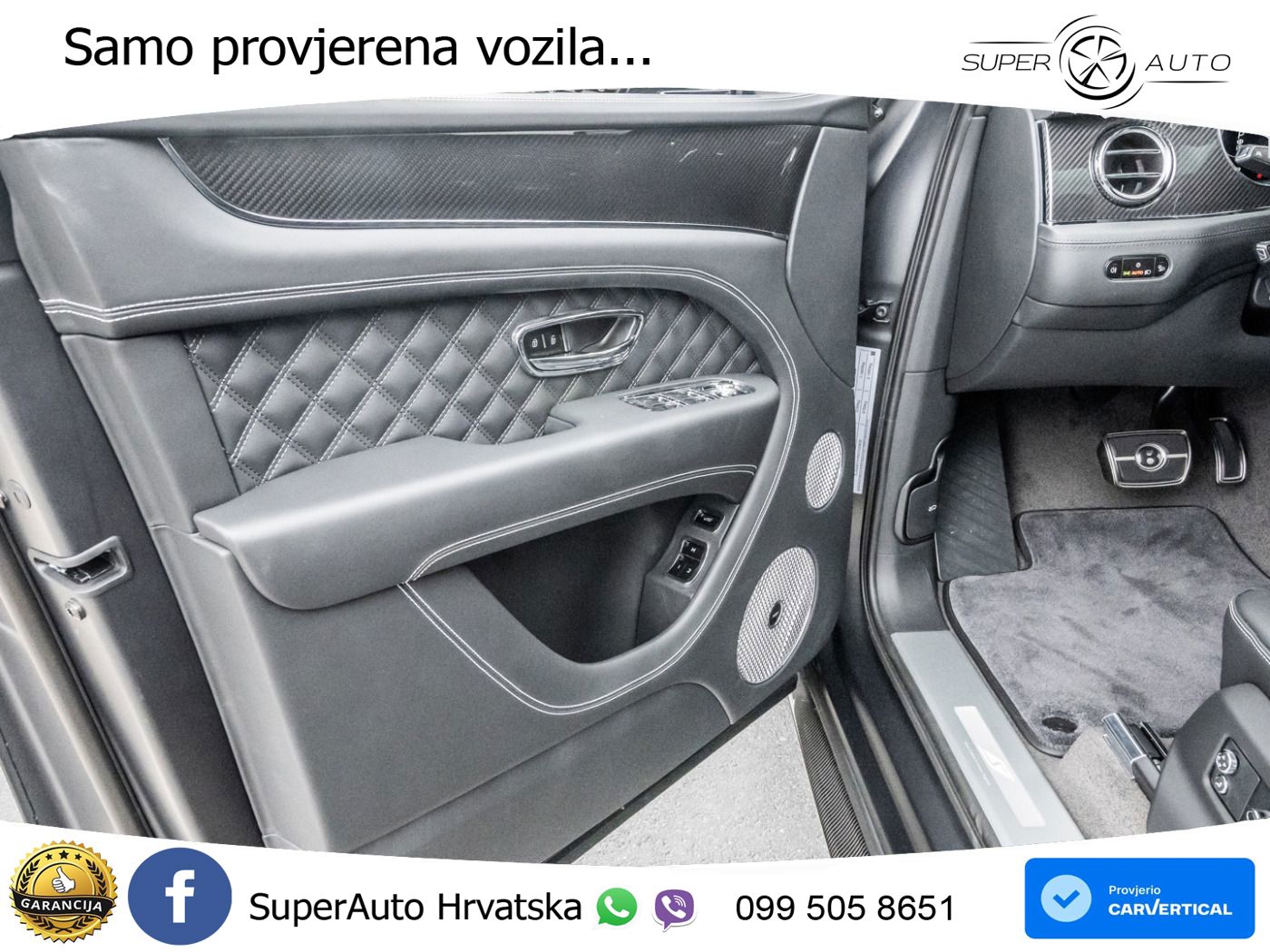 Bentley Bentayga EWB 4.0 V8 (550 KS) 4WD Automatic ZRAČNI+ACC+GR SJED+KAM+PANO