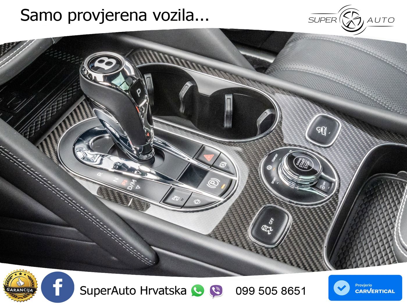 Bentley Bentayga EWB 4.0 V8 (550 KS) 4WD Automatic ZRAČNI+ACC+GR SJED+KAM+PANO