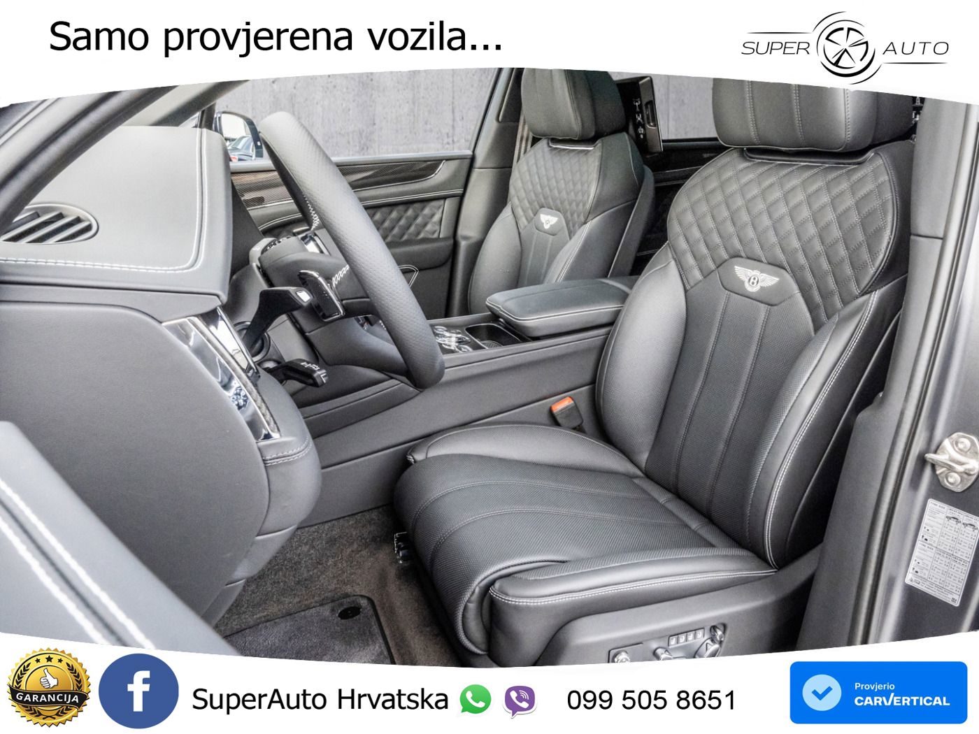 Bentley Bentayga EWB 4.0 V8 (550 KS) 4WD Automatic ZRAČNI+ACC+GR SJED+KAM+PANO