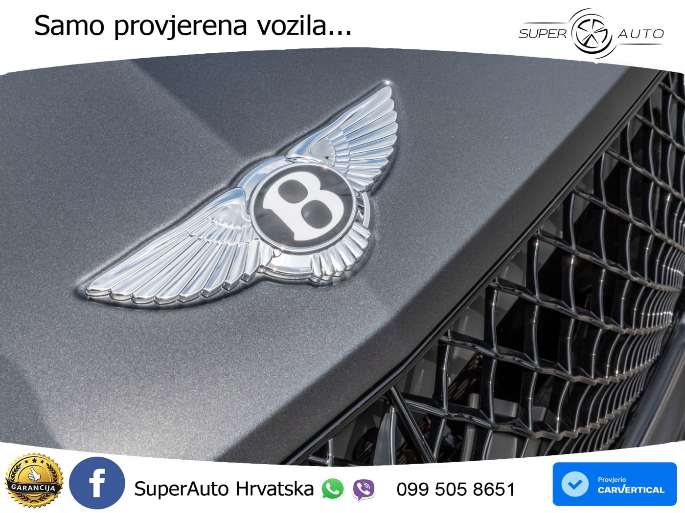Bentley Bentayga EWB 4.0 V8 (550 KS) 4WD Automatic ZRAČNI+ACC+GR SJED+KAM+PANO